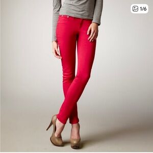 RAG & BONE Red Legging Jeans